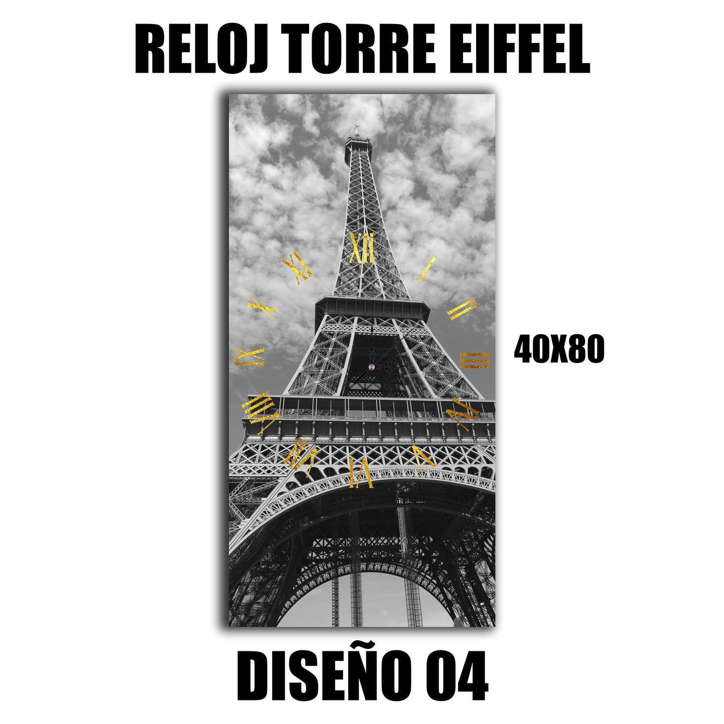 Reloj Cuadro 80x40