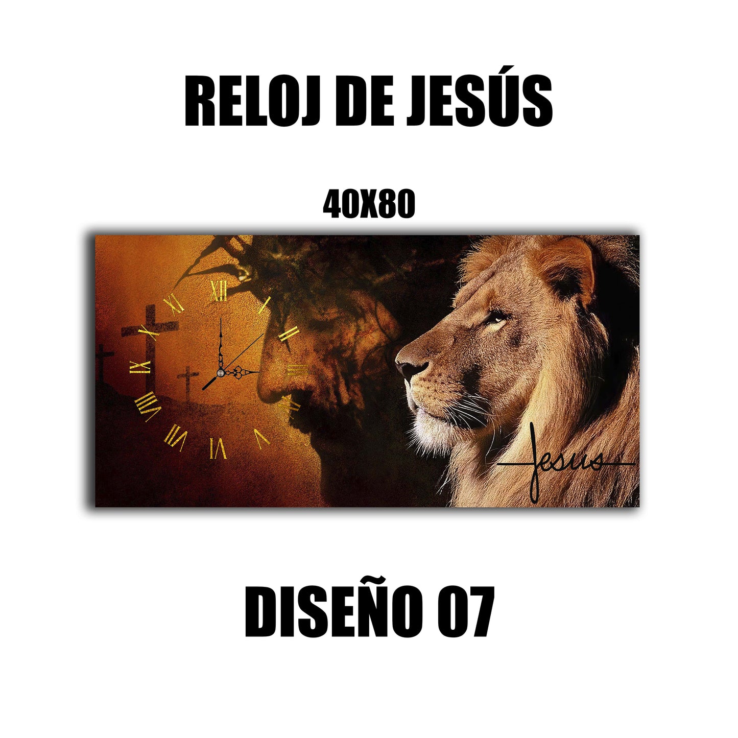 Reloj Cuadro 80x40