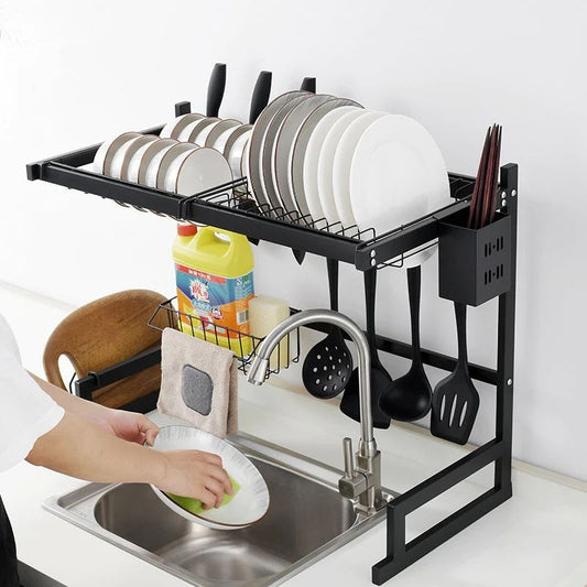 Escurridor de Platos Sobre Fregadero | Platero Ahorrador de Espacio Premium