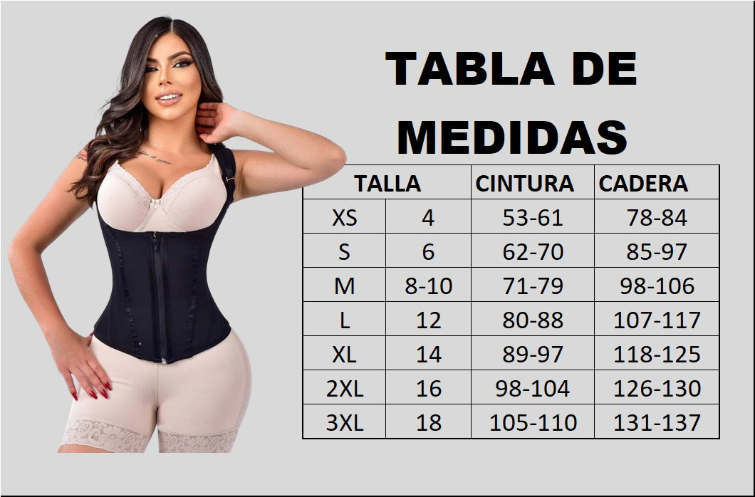 Faja Chaleco Reloj De Arena 9 Varillas