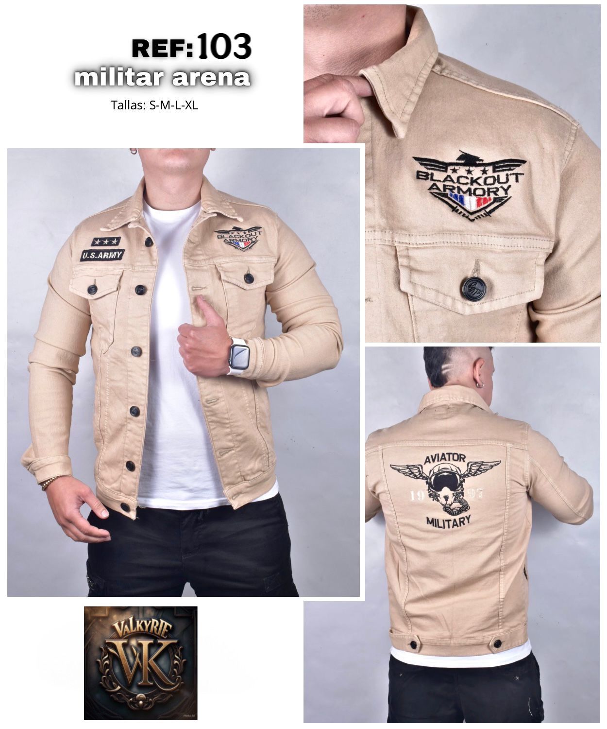 Chaqueta En Jean Licrado