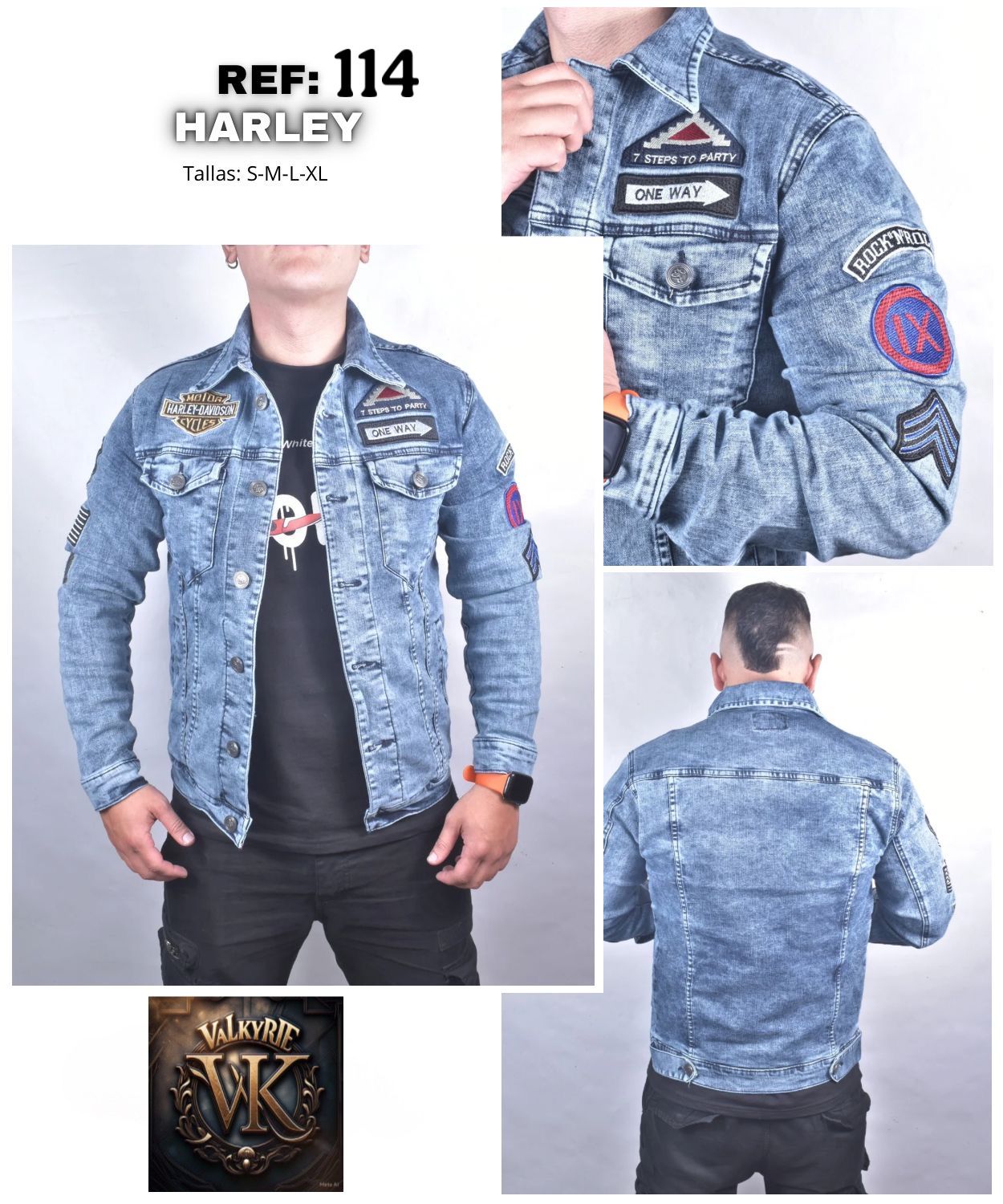 Chaqueta En Jean Licrado
