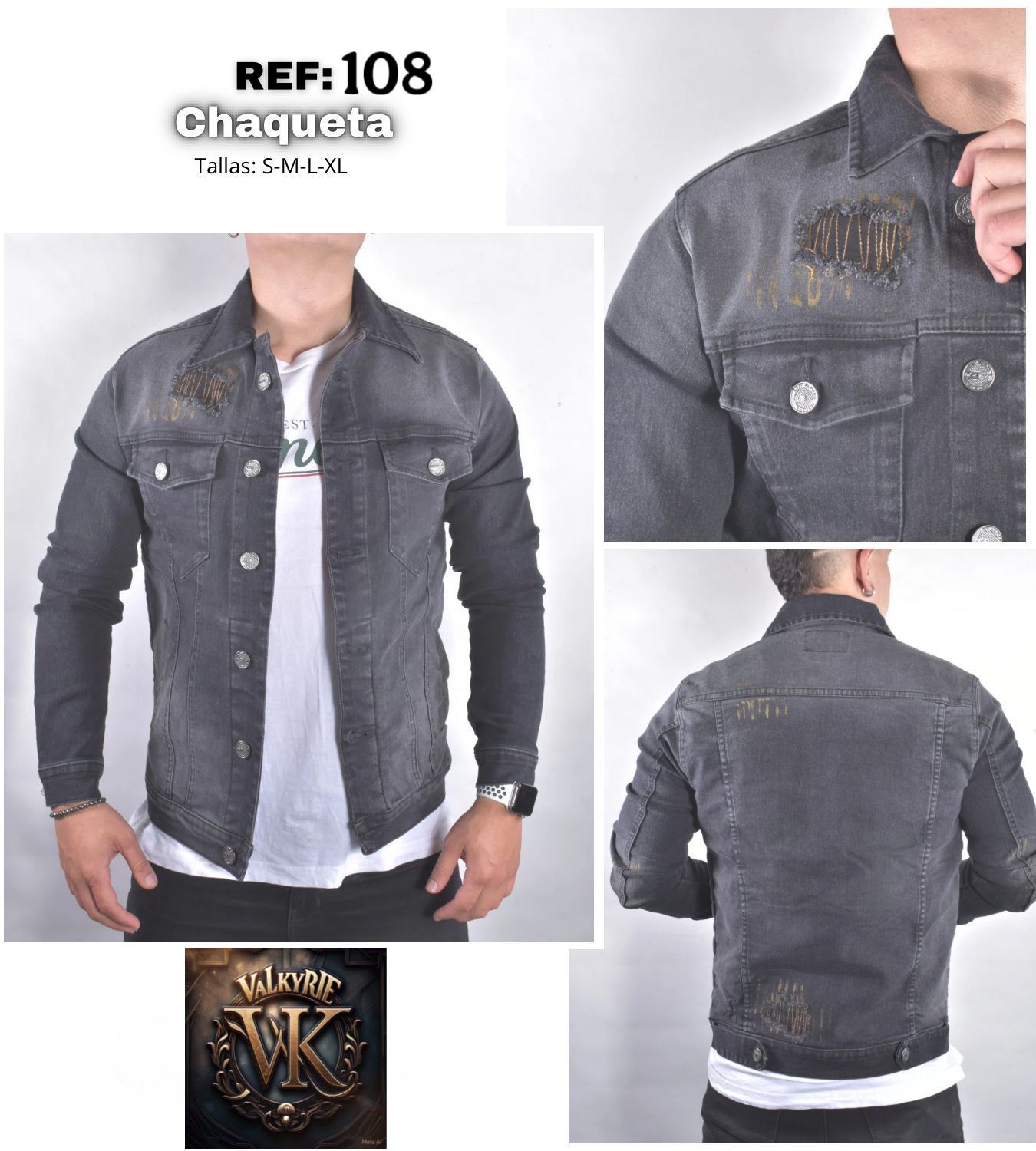Chaqueta En Jean Licrado
