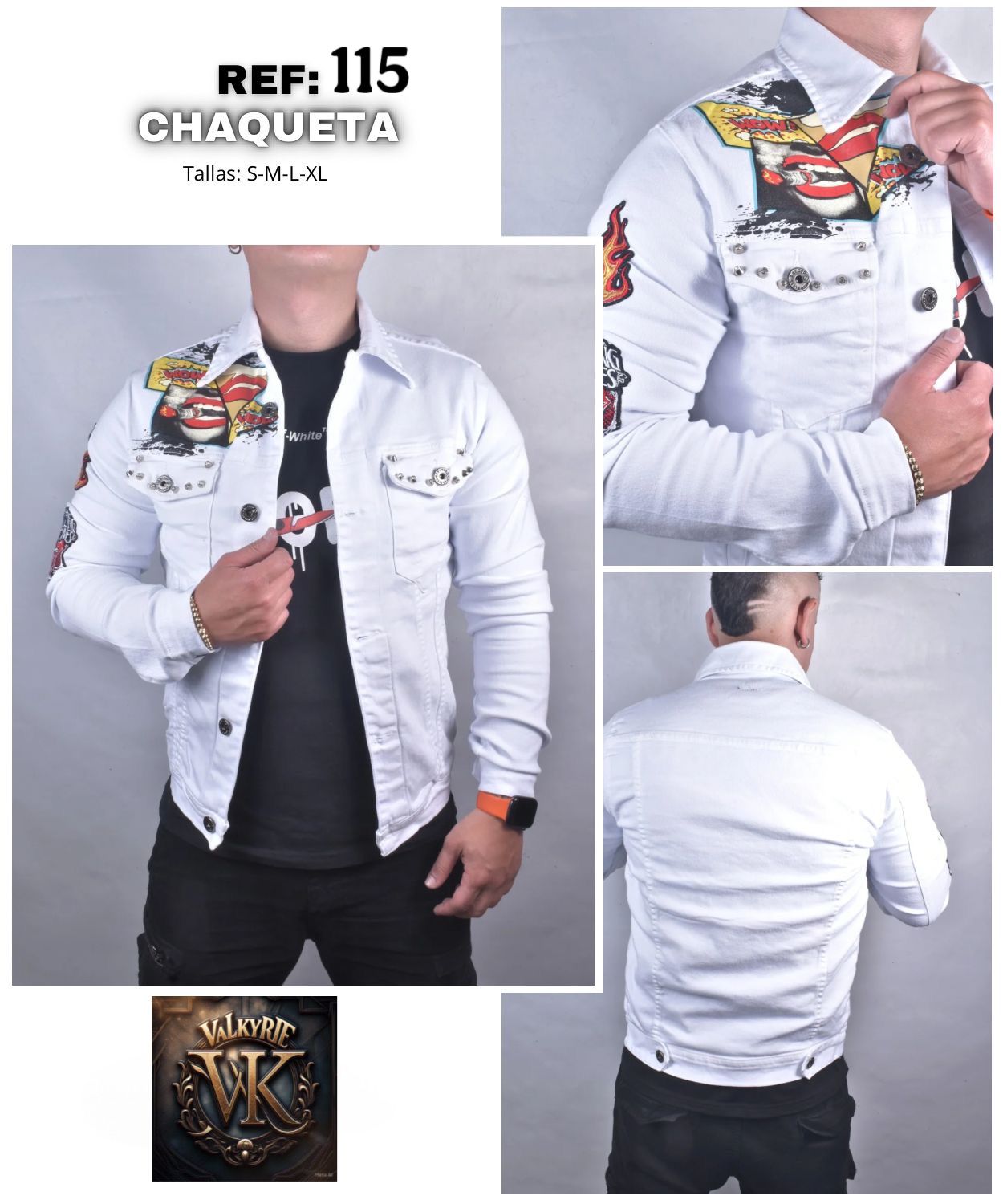 Chaqueta En Jean Licrado