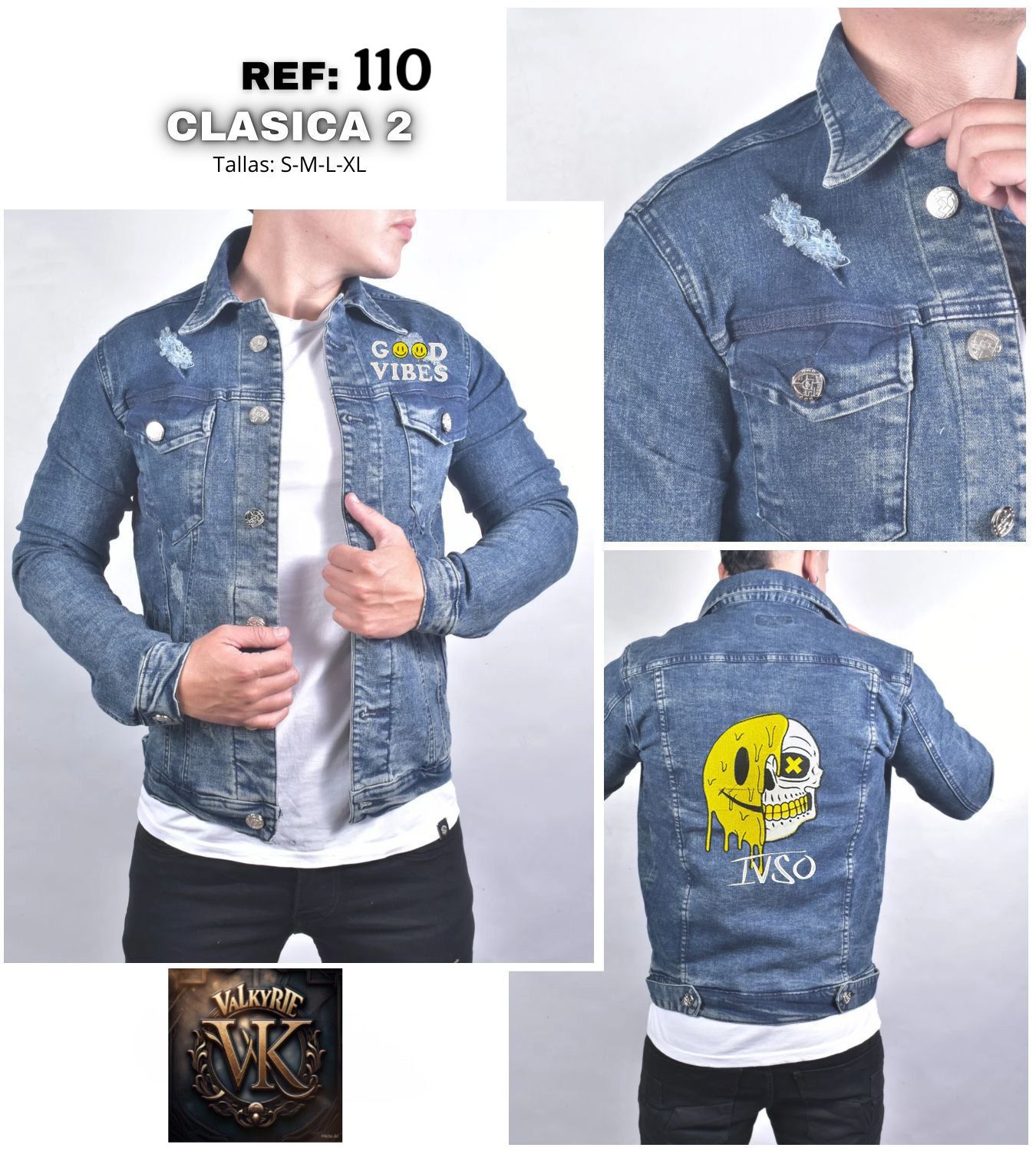 Chaqueta En Jean Licrado