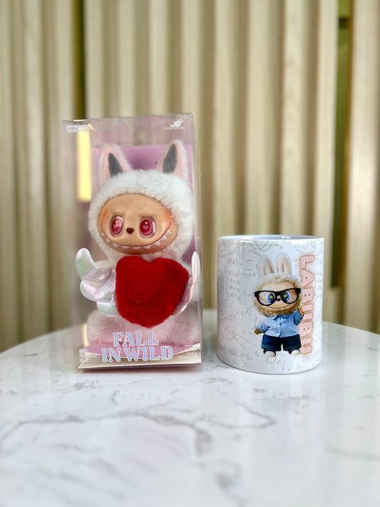 Combo Tierno Labubu Con Sonido Mas Vaso