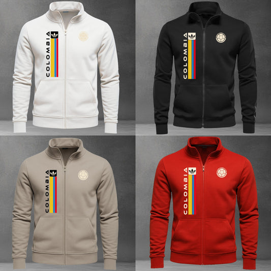 Buzo Cuello Alto Colombia Logo Bordado