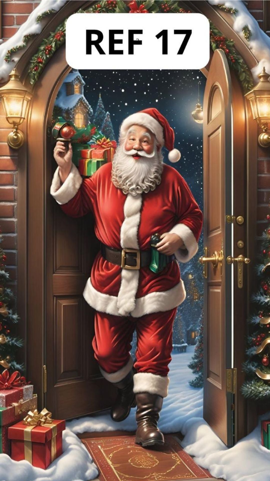 FUNDAS NAVIDEÑAS PARA PUERTAS