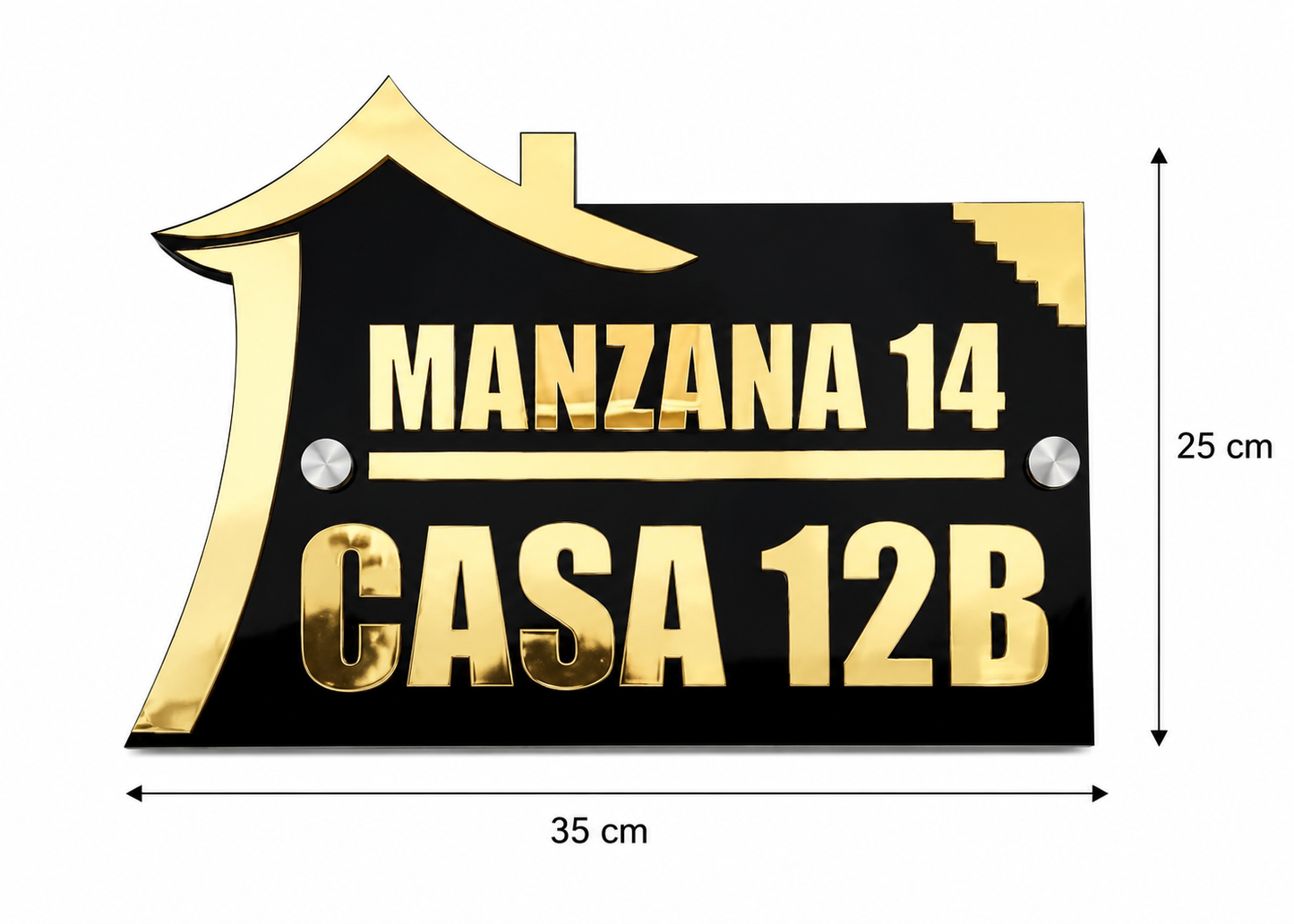 Nomenclatura Premium En Acrilico 3 Mm