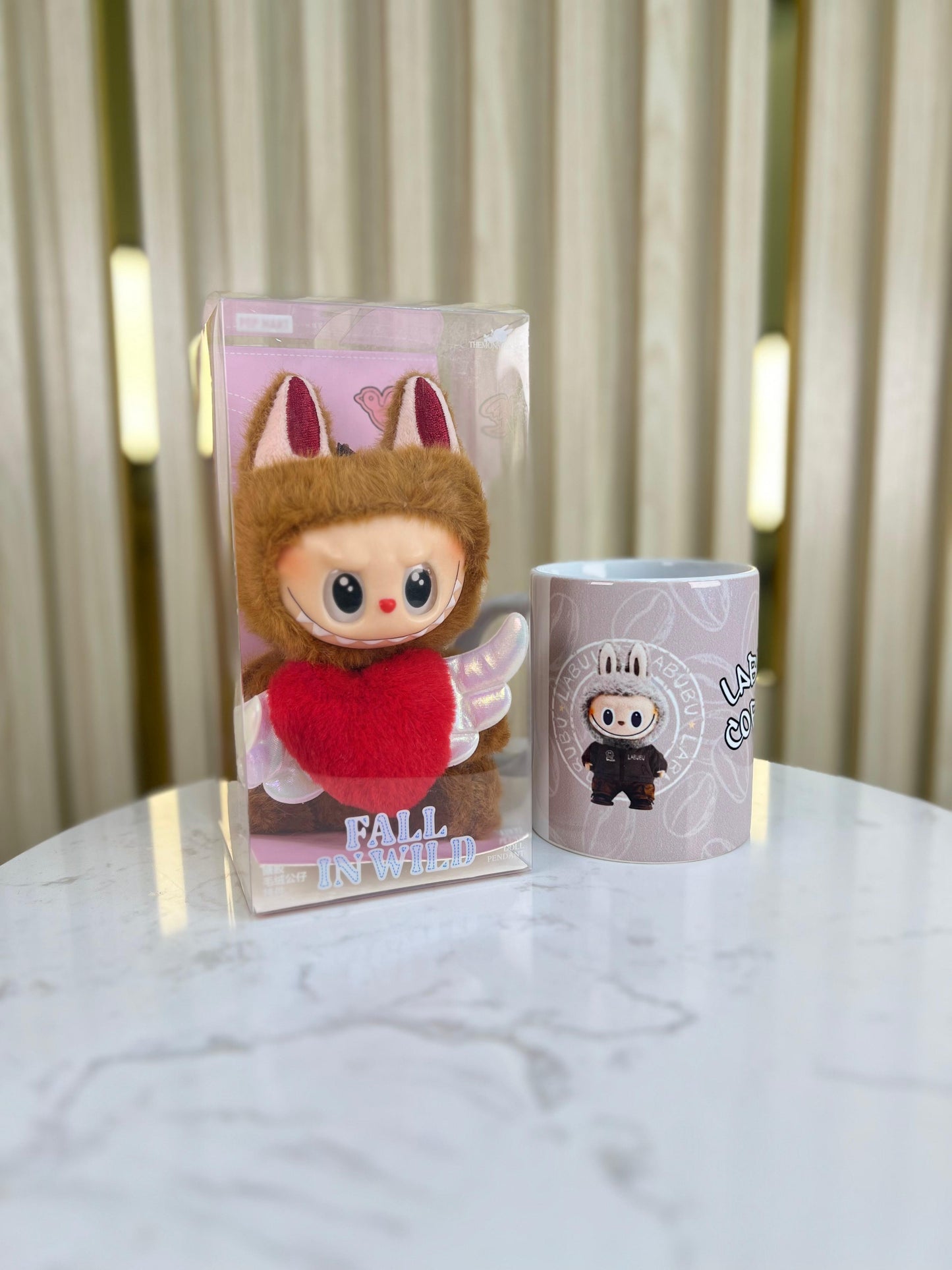 Combo Tierno Labubu Con Sonido Mas Vaso