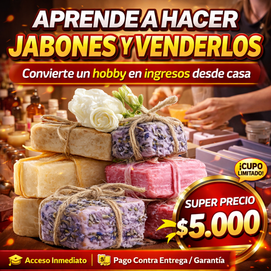 Curso Digital De Jabones Artesanales